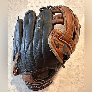 Spalding Top-Grain leather baseball glove serial no. 18265 fits left hand EUC